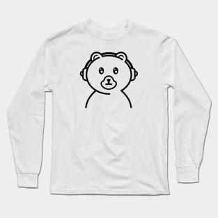 Gamer Bear Long Sleeve T-Shirt